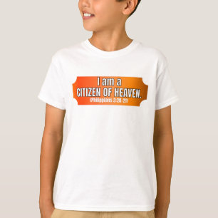 IK BEN EEN BURGER VAN DE HEMEL T-SHIRT