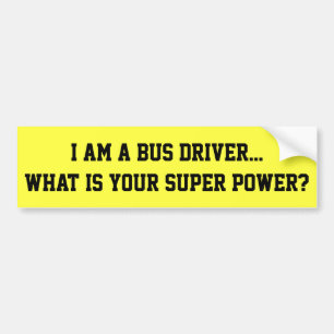 Ik ben een Bus Driver bumper sticker