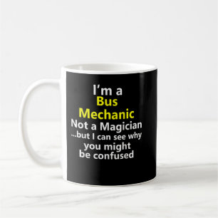 Ik ben een busmonteur Baan Carrière Technicus Repa Koffiemok