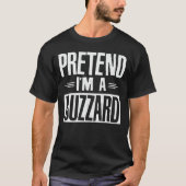 Ik ben een Buzzard Lazy Halloween Costume Party T-shirt (Voorkant)