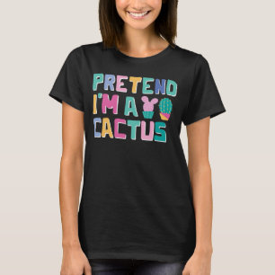 Ik ben een Cactus Easy Halloween Matching Party T-shirt