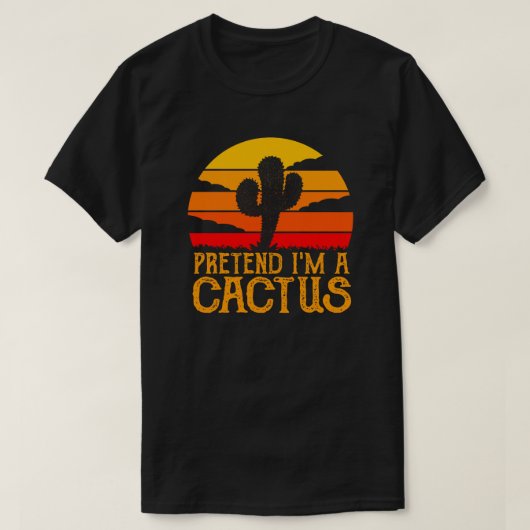 Ik ben een Cactus Easy Halloween Matching Party T-shirt (Design voorkant)