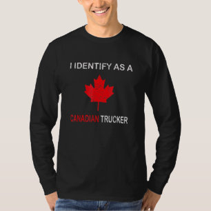 Ik ben een Canadese Trucker Funny Freedom Co. T-shirt