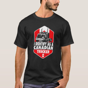 Ik ben een Canadese Trucker Funny Freedom Co. T-shirt