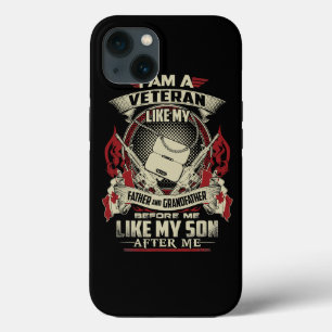 IK BEN EEN CANADIAANSE VETERAN ZOALS MIJN VADER VO iPhone 13 HOESJE