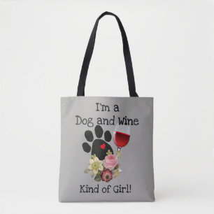 Ik ben een Canvas tas van Dog en Wine.