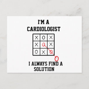 Ik ben een cardioloog, ik vind altijd een oplossin briefkaart
