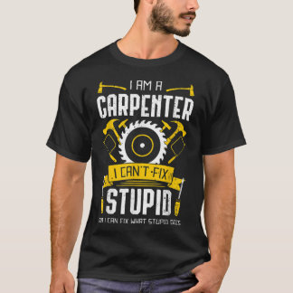 Ik ben een Carpenter Woodworking Carving Carpentry T-shirt