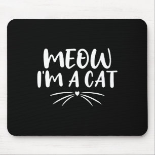 Ik ben een Cat Funny Halloween Costume Couples 202 Muismat