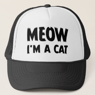 Ik ben een Cat Funny Halloween Costume. Trucker Pet