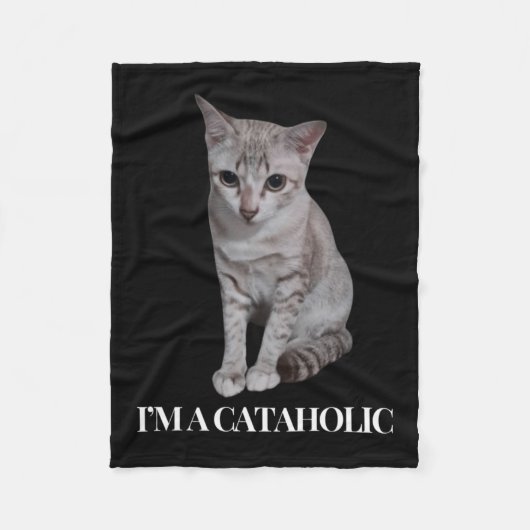 Ik ben een cataholic en een geweldige Mode Fleece Deken (Voorkant)