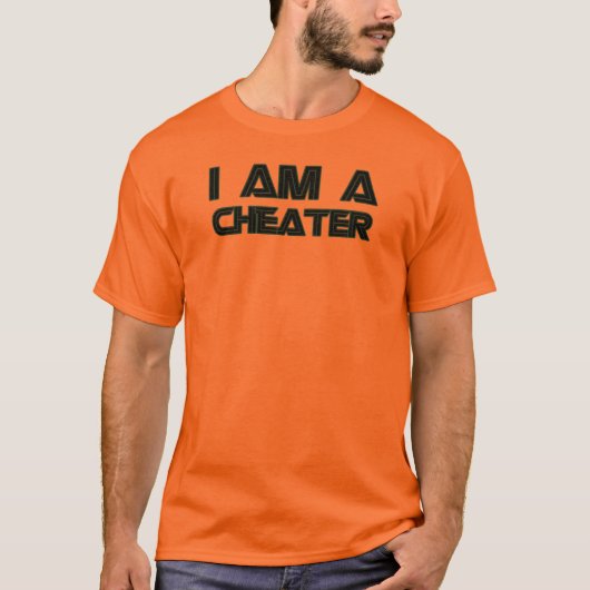 Ik ben een Cheater T-shirt (Voorkant)