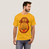 Ik ben een Cheeky Monkey T-shirt (Voorkant volledig)