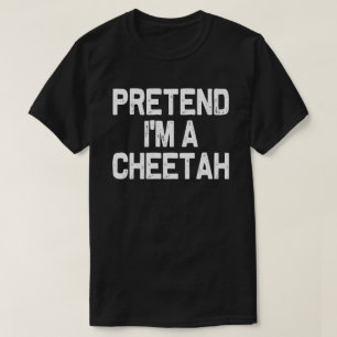 Ik ben een cheetah Matching Halloween Costume T-shirt