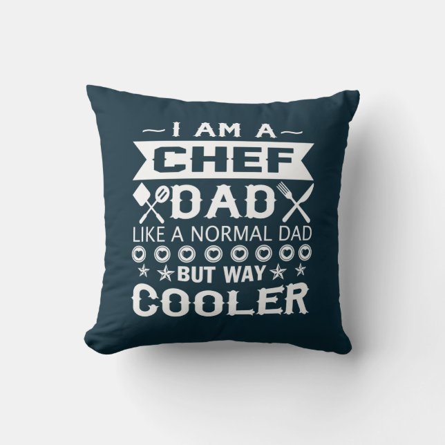 Ik ben een Chef Pap Kussen (Voorkant)