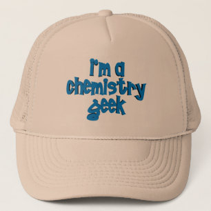 IK BEN EEN CHEMISTERIE-TEKST TRUCKER PET