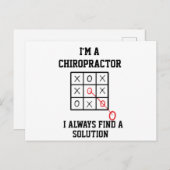 Ik ben een chiropractor, ik vind altijd een oploss briefkaart (Voorkant / Achterkant)