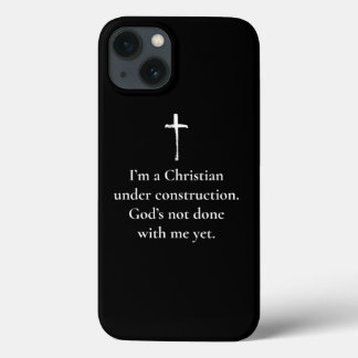 Ik ben een Christelijk onder bouwgokken niet gedaa iPhone 13 Hoesje