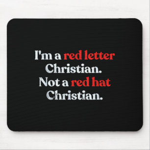 Ik ben een christen met rode letters, geen Rode Ho Muismat