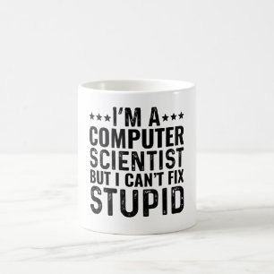 Ik ben een computerwetenschapper, maar ik kan niet koffiemok