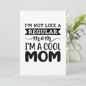 Ik ben een Cool Mam Bedankkaart (Staand voorkant)