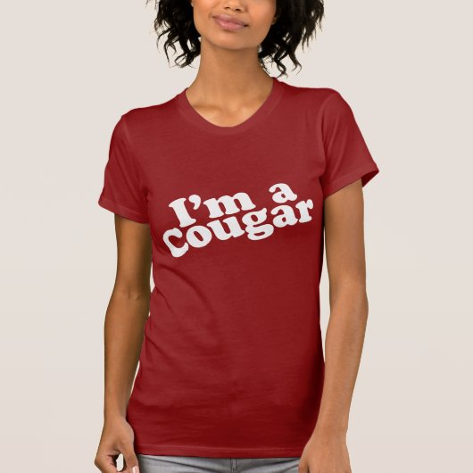 Ik ben een Cougar T-shirt (Voorkant)