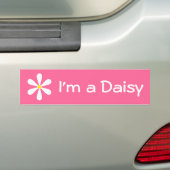 Ik ben een Daisy Bumpersticker (Op auto)
