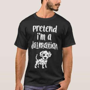 Ik ben een Dalmatiaan Funny Halloween Costume Do T-shirt