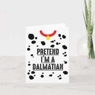 Ik ben een Dalmatiaan Halloween Costume Adult Ki Kaart