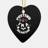 Ik ben een Dalmatiaan Halloween Costume Gift. Keramisch Ornament (Links)