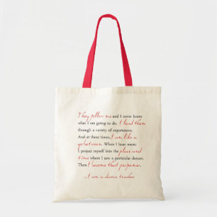IK BEN EEN DANKLERER TOTE BAG