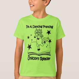 Ik ben een dansende Unicorn Reader T-Shirt - BL