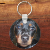 Ik ben een Daschund! Sleutelhanger (Voorkant)