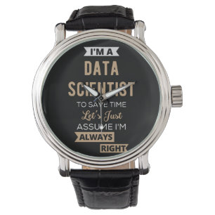 Ik ben een Data Scientist, om tijd te besparen.. Horloge