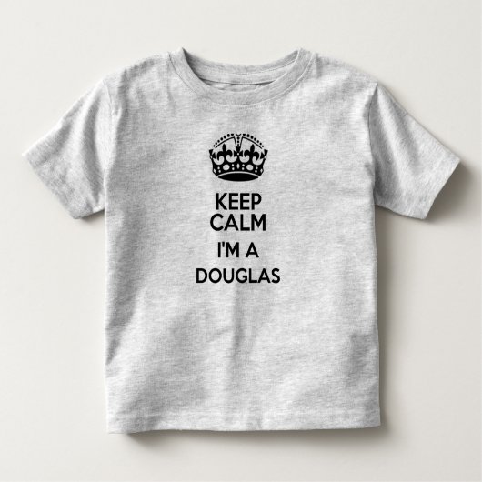 Ik ben een Douglas! Kinder Shirts (Voorkant)