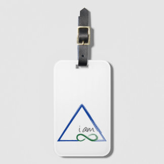 Ik ben een driehoek Bagagelabel