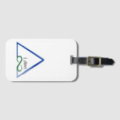 Ik ben een driehoek Bagagelabel (Voorkant (horizontaal))