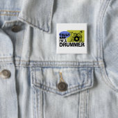 Ik ben een drummer Button (In situ)