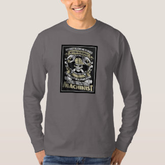 Ik ben een echt, oud T-shirt voor schoolmachiniste