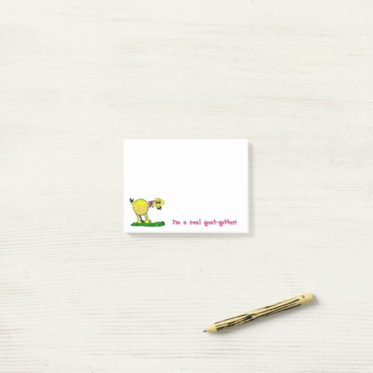 Ik ben een echte geiteentter Sticky Notes (Op bureau)