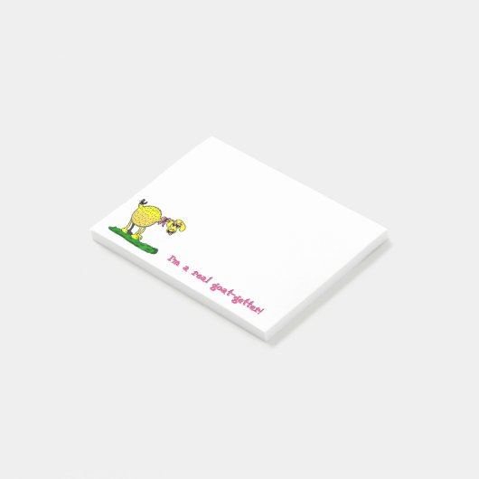 Ik ben een echte geiteentter Sticky Notes (Schuin)