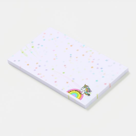 Ik ben een eenhoorn - Post-It Notes (Schuin)