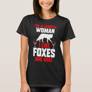 Ik ben een eenvoudige vrouw die ik leuk vind aan k t-shirt