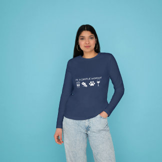 Ik ben een eenvoudige vrouw t-shirt