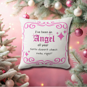 Ik ben een engel geweest, kerst roze letters kussen