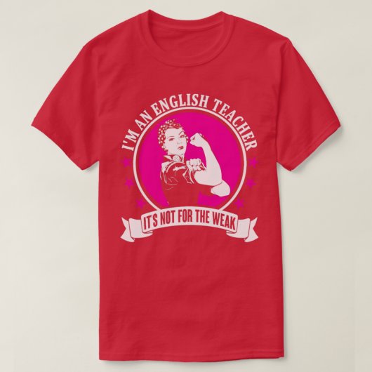 Ik ben een Engelse leraar T-shirt (Design voorkant)