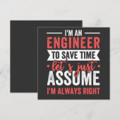 Ik ben een ENGINEER, om tijd te besparen, laten we Kaart (Voorkant / Achterkant)