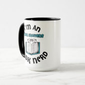 Ik ben een Erica Stevens Book Nerd Mok (Voorkant links)
