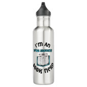 Ik ben een Erica Stevens Book Nerd Waterfles (Rechts)