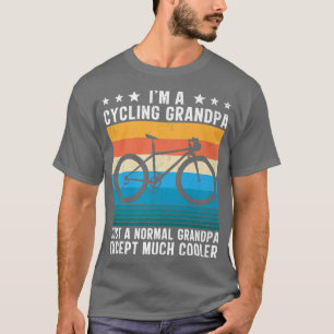 Ik ben een fietsende opa Funny Bicycle Lover Cycli T-shirt